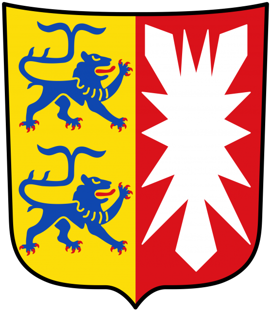 Das Wappen von Schleswig-Holstein