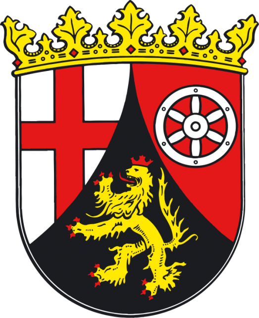 Das Wappen von Rheinland-Pfalz